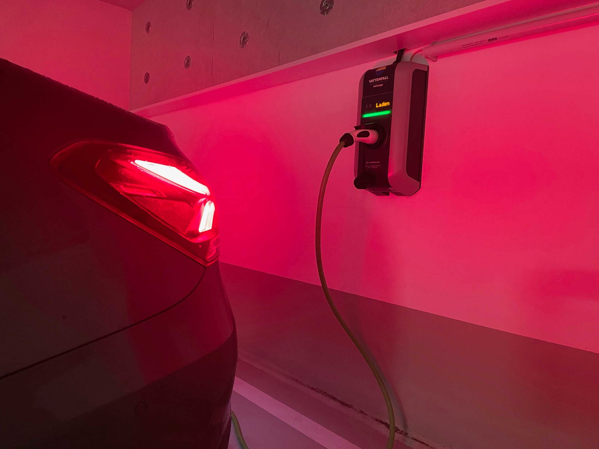 Ladestation Tiefgarage